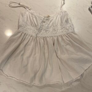 We The Free White Spaghetti Strap Camisole
